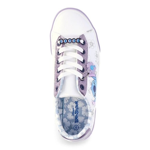 Disney Stitch Women Low Top Lace Up Sneaker, Size 8.5, Medium Width, Closed Toe - Picture 3 of 7